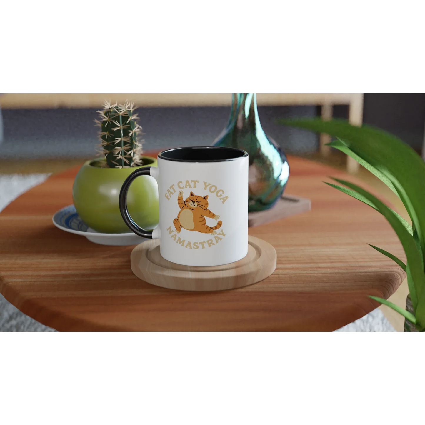 Fat Cat Yoga NamaStray Mug