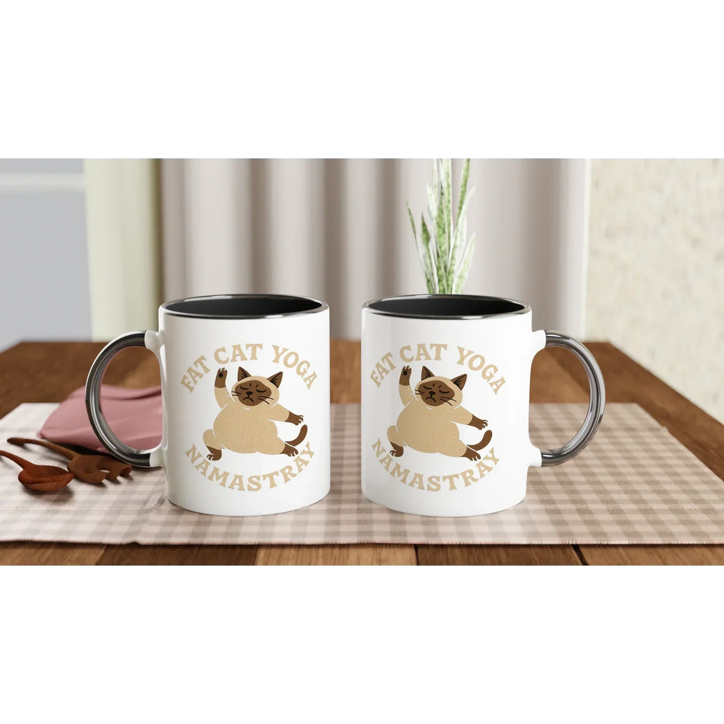 Fat Cat Yoga NamaStray Mug