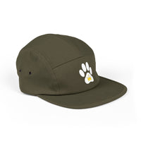 Load image into Gallery viewer, Paw Print Crown Animal Lover 5 Panel Cap | Embroidered