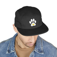 Load image into Gallery viewer, Paw Print Crown Animal Lover 5 Panel Cap | Embroidered