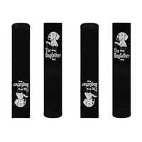 Load image into Gallery viewer, The Dogfather Dachshund Crew Socks
