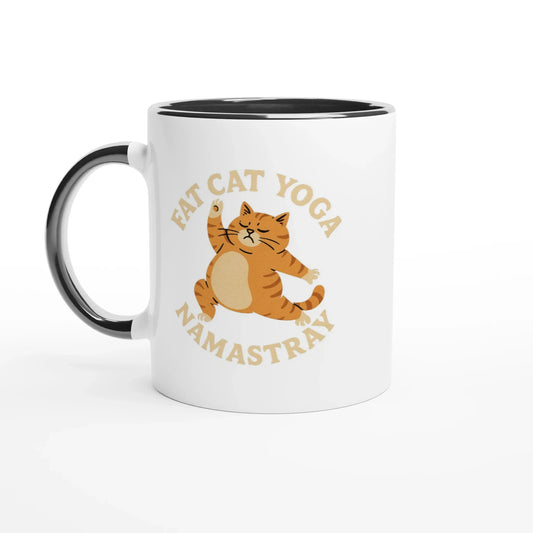 Fat Cat Yoga NamaStray Mug