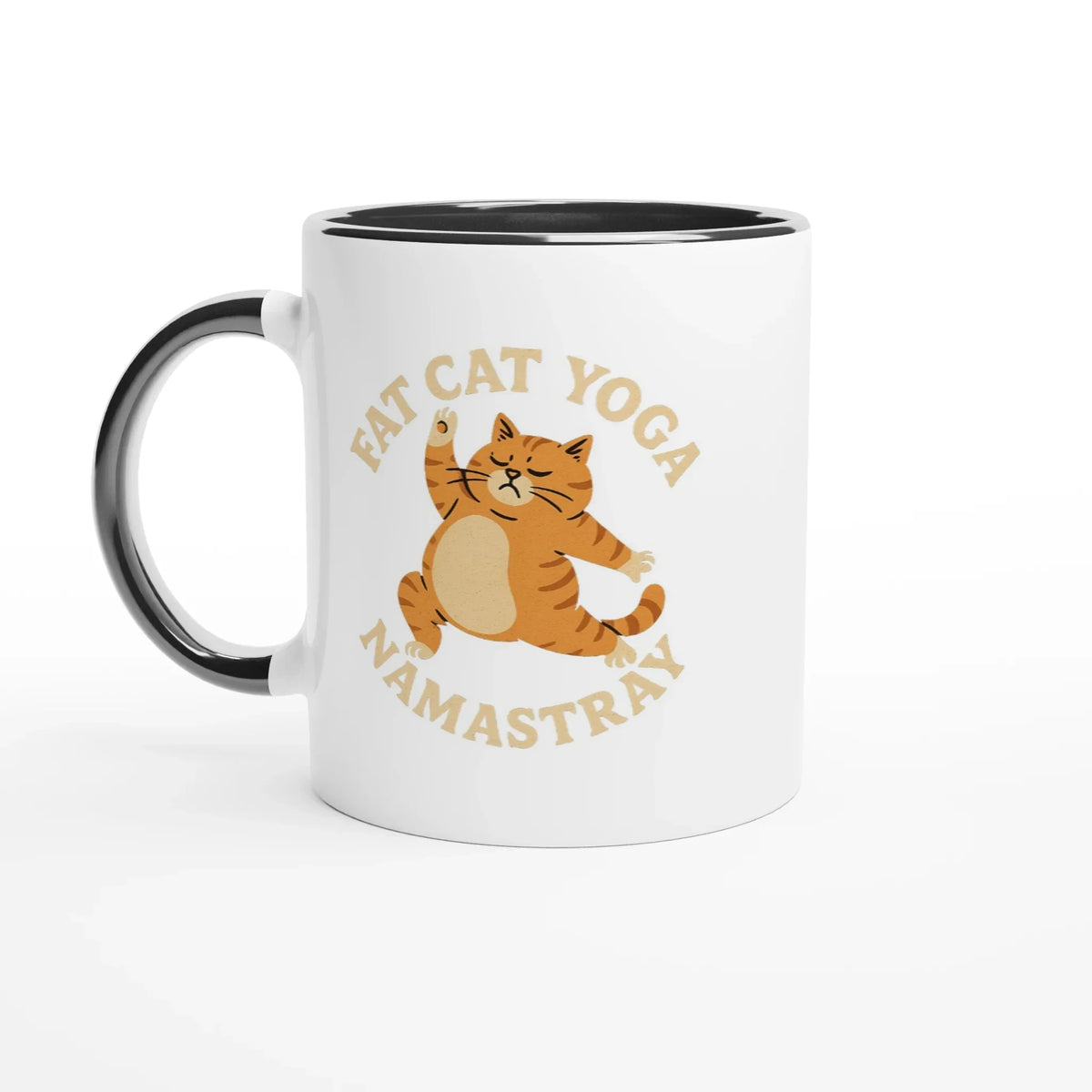 Fat Cat Yoga NamaStray Mug