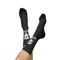 Load image into Gallery viewer, The Dogfather Golden Retriever Crew Socks
