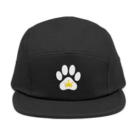 Load image into Gallery viewer, Paw Print Crown Animal Lover 5 Panel Cap | Embroidered