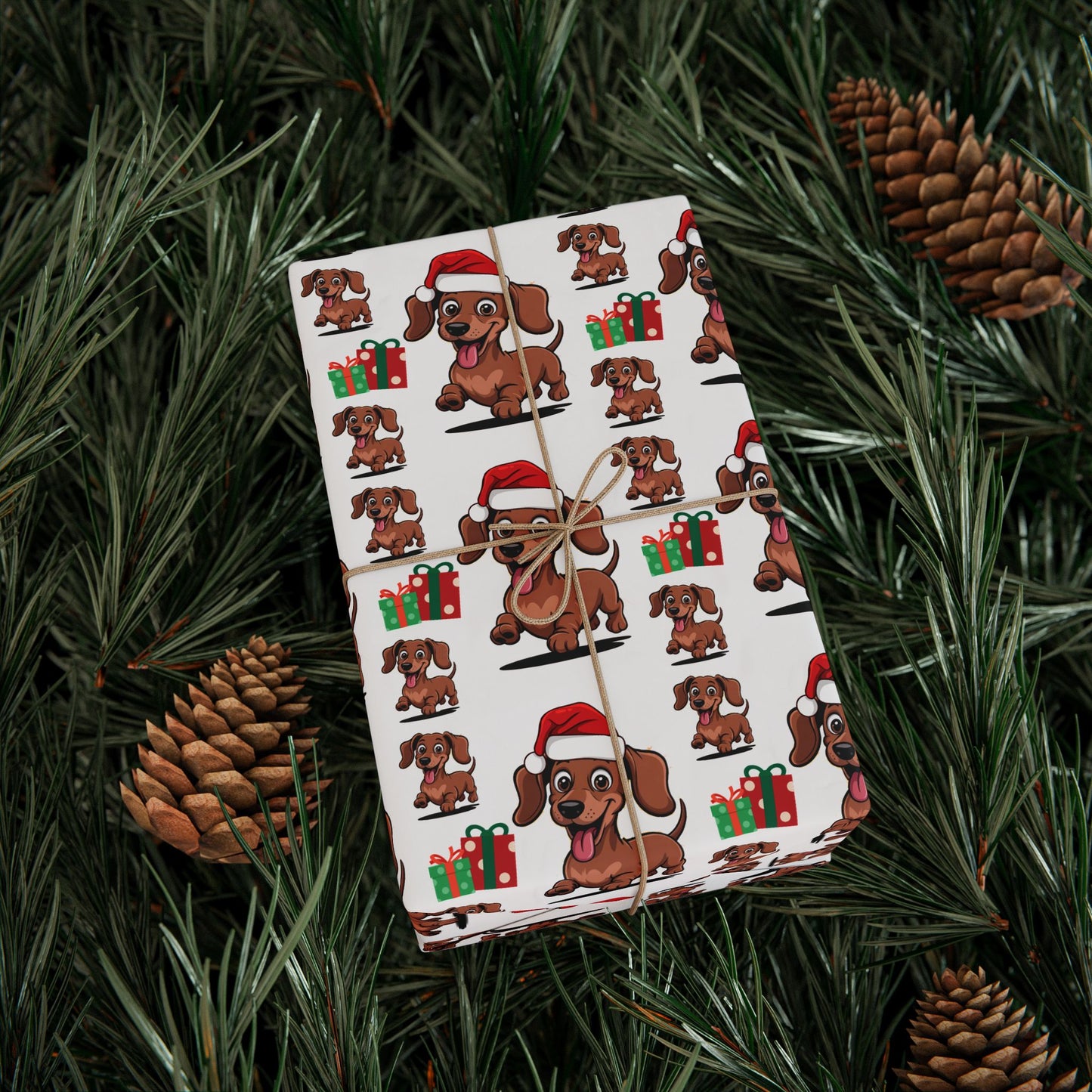 Dachshund Christmas Wrapping Paper