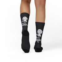 Load image into Gallery viewer, The Dogfather Dachshund Crew Socks
