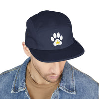 Load image into Gallery viewer, Paw Print Crown Animal Lover 5 Panel Cap | Embroidered