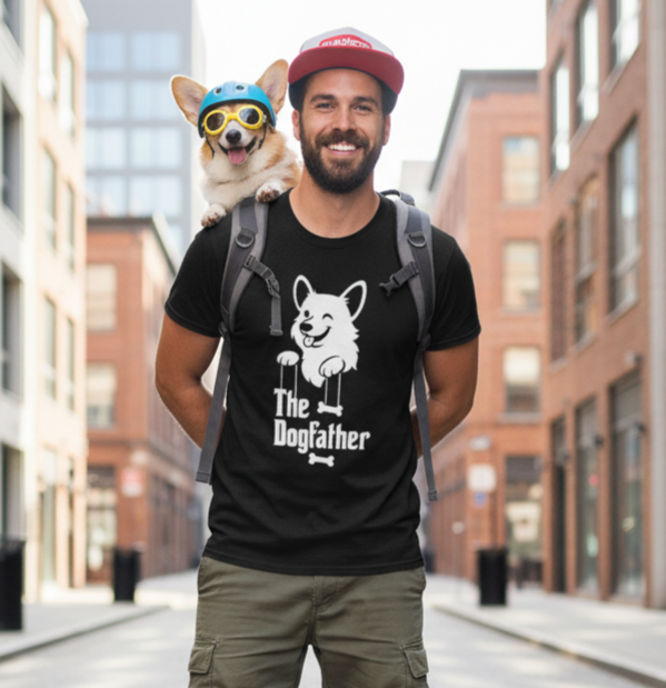 I’m the Dogfather Corgi Dog T-shirt Part II