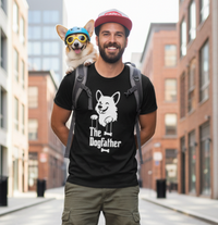 Load image into Gallery viewer, I’m the Dogfather Corgi Dog T-shirt Part II
