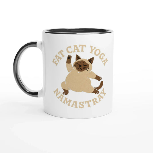 Fat Cat Yoga NamaStray Mug