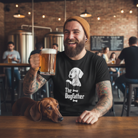 Load image into Gallery viewer, I’m the Dogfather Dachshund Dog  Part II T-shirt