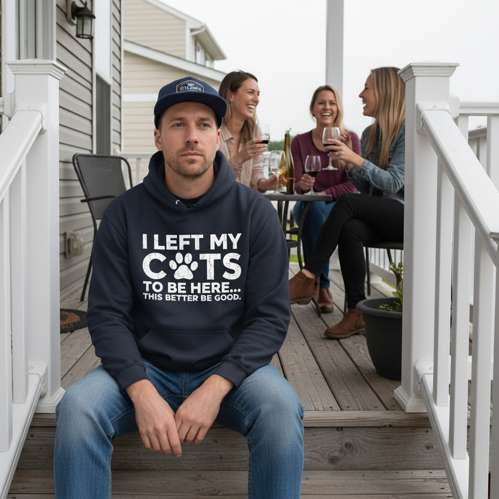 I Left My Cats To Be Here...This Better Be Good Hoodie