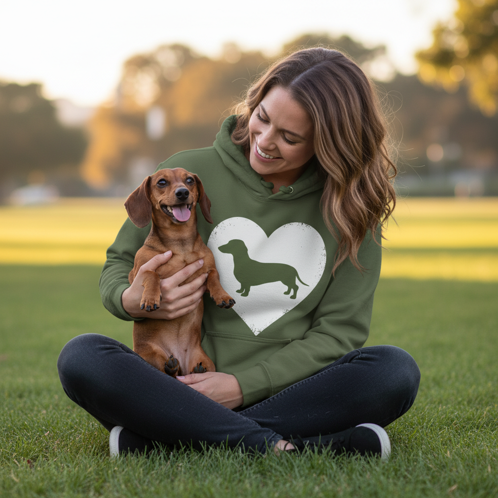 Doxie Heart Hoodie